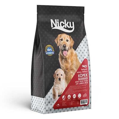 Nicky - Nicky Adult Kuzulu Yetişkin Köpek Maması 15 KG ( %20 Protein )