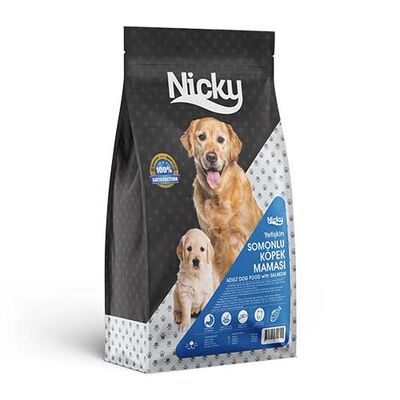 Nicky - Nicky Adult Somonlu Yetişkin Köpek Maması 15 KG