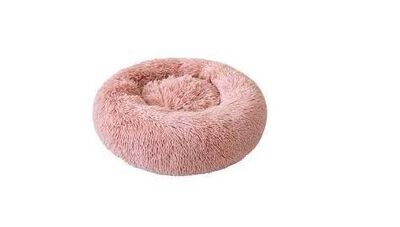 PAKEWAY - PAKEWAY Donut Ponçik Kedi Köpek Yatağı Açık Pembe 100 Cm