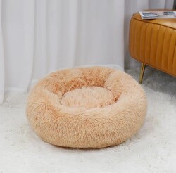 PAKEWAY Donut Ponçik Kedi Köpek Yatağı Yavruağzı 100 Cm - Thumbnail