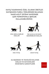 PAKEWAY Fancy 4 Parça Köpek Gezdirme Seti - Large - Kırmızı - Thumbnail