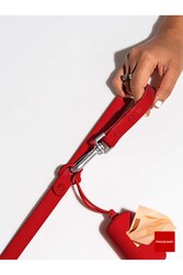 PAKEWAY Fancy 4 Parça Köpek Gezdirme Seti - Medium - Kırmızı - Thumbnail