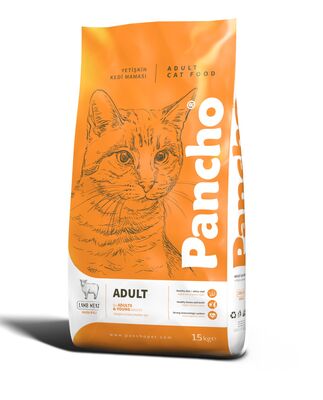 Pancho - Pancho Kuzu Etli Yetişkin Kedi Maması 15 kg