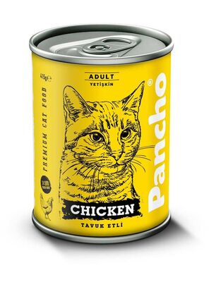 Pancho - Pancho Tavuklu Parça Etli Kedi Konservesi 415 Gr