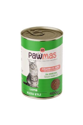 Pawmas - Pawmas Kuzu Etli Yetişkin Kedi Konservesi 400 gr