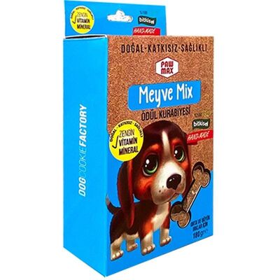 Glipet - Pawmax Meyveli Orta ve Büyük Irk Köpek Ödül Kurabiyesi 185 Gr