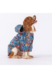 Pawstar Autumna Polarlı Köpek Montu Köpek Yağmurluk Köpek Kıyafeti Köpek Elbisesi XL - Thumbnail