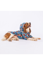 Pawstar Autumna Polarlı Köpek Montu Köpek Yağmurluk Köpek Kıyafeti Köpek Elbisesi XL - Thumbnail