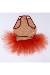 Pawstar Bej Girl Power Kedi Köpek Elbisesi - Kedi Köpek Kıyafeti XL - Thumbnail