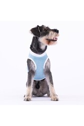 Pawstar Buz Mavi Lazy Kedi Köpek Tişörtü - Kedi Köpek Kıyafeti 2XLarge - Thumbnail