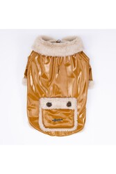 Pawstar Camel Vegas Ceket Kedi Köpek Ceketi Kedi Köpek Kıyafeti Kedi Köpek Elbisesi L - Thumbnail