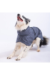 Pawstar Colombia Orta ve Büyük Irk Köpek Yağmurluğu Köpek Kıyafeti Köpek Elbisesi L - Thumbnail