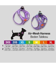 Pawstar Ducks Air-mesh Göğüs Tasması Kedi Köpek Göğüs Tasması XL - Thumbnail