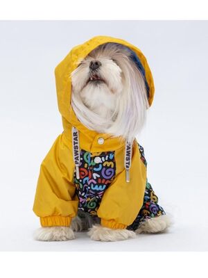 Pawstar - Pawstar Ferrara Köpek Tulum Yağmurluğu Köpek Yağmurluk Köpek Kıyafeti Köpek Elbisesi XL