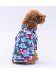 Pawstar Floral Kedi Köpek Gömleği - Kedi Köpek Kıyafeti L - Thumbnail