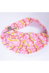 Pawstar Florence Daisy Pembe Papatya Desenli Crossbody Çanta Çapraz Kedi Köpek Taşıma Çantası - Thumbnail