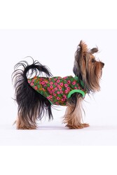 Pawstar Flower Kedi Köpek Tişörtü - Kedi Köpek Kıyafeti XLarge - Thumbnail