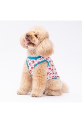 Pawstar Fun Crabs Kedi Köpek Tişörtü - Kedi Köpek Kıyafeti L - Thumbnail