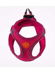 Pawstar Fuşya Air-mesh Göğüs Tasması Kedi Köpek Göğüs Tasması M - Thumbnail