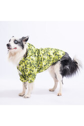 Pawstar GreenOssa Polarlı Orta ve Büyük Irk Köpek Montu Köpek Yağmurluk Köpek Elbisesi Köpek Kıyafeti 4XL - Thumbnail