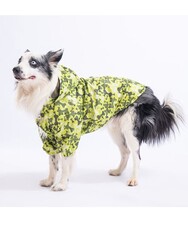 Pawstar GreenOssa Polarlı Orta ve Büyük Irk Köpek Montu Köpek Yağmurluk Köpek Elbisesi Köpek Kıyafeti 4XL - Thumbnail