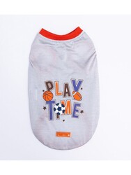 Pawstar Gri Sporty Kedi Köpek Tişörtü - Kedi Köpek Kıyafeti 2XL - Thumbnail