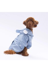 Pawstar Gri Sydney Köpek Montu Köpek Yağmurluk Köpek Kıyafeti Köpek Elbisesi M - Thumbnail
