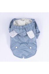 Pawstar Gri Sydney Köpek Montu Köpek Yağmurluk Köpek Kıyafeti Köpek Elbisesi M - Thumbnail