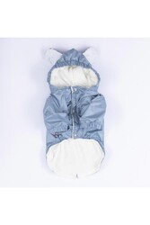 Pawstar Gri Sydney Köpek Montu Köpek Yağmurluk Köpek Kıyafeti Köpek Elbisesi M - Thumbnail