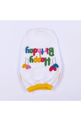 Pawstar Happy Birthday Kedi Köpek Tişörtü - Kedi Köpek Kıyafeti L - Thumbnail