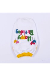 Pawstar Happy Birthday Kedi Köpek Tişörtü - Kedi Köpek Kıyafeti M - Thumbnail