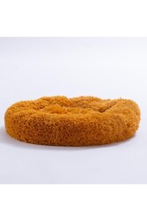 Pawstar Hardal Donut Köpek Yatağı Kedi Yatağı Simit Yatak Anti-stress Pet Yatağı Peluş Yatak M - Thumbnail