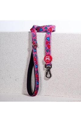 Pawstar - Pawstar Hearts Leash Kedi Köpek Sevk & Gezdirme Kayışı Köpek Uzatma Tasması 2x120 cm
