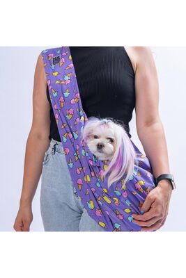 Pawstar - Pawstar Ice Cream Crossbody Çanta Kedi Köpek Taşıma Çantası