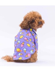 Pawstar Ice Cream Kedi Köpek Gömleği - Kedi Köpek Kıyafeti M - Thumbnail