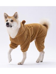 Pawstar Kahverengi Koala Orta ve Büyük Irk Peluş Tulum Köpek Tulumu Köpek Kıyafeti Kedi Kıyafeti 7Xl - Thumbnail