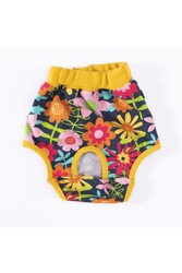 Pawstar Karışık Çiçekli Kedi-Köpek Çamaşırı Regl Kilodu (3'Lü Paket) - Thumbnail