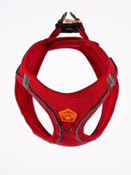 Pawstar Kırmızı Air-mesh Göğüs Tasması Kedi Köpek Göğüs Tasması XL - Thumbnail