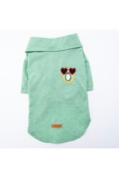 Pawstar Kiwi Polo Yaka Kedi Köpek T-shirt - Kedi Köpek Kıyafeti 2XL - Thumbnail