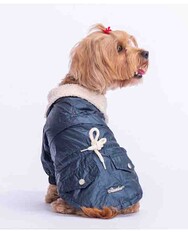 Pawstar Lacivert Brillante Köpek Montu Köpek Yağmurluk Köpek Kıyafeti Köpek Elbisesi XL - Thumbnail
