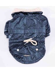 Pawstar Lacivert Brillante Köpek Montu Köpek Yağmurluk Köpek Kıyafeti Köpek Elbisesi XL - Thumbnail