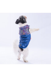 Pawstar Lacivert Diametro Puf Yelek Köpek Yeleği Köpek Kıyafeti Köpek Yağmurluk M - Thumbnail