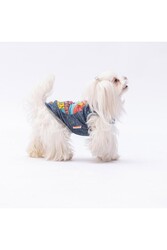 Pawstar Lacivert The Sun Kedi Köpek Tişörtü - Kedi Köpek Kıyafeti S - Thumbnail