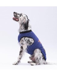 Pawstar Lacivert Travel Büyük Köpek Tişörtü - Köpek Kıyafeti (15 KG-45 KG) 3XL - Thumbnail