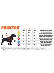 Pawstar Lila Elizabeth Köpek Mont Köpek Yağmurluk Köpek Kıyafeti Köpek Elbisesi L - Thumbnail