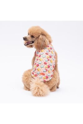 Pawstar - Pawstar Love Macarons Kedi Köpek Tişörtü - Kedi Köpek Kıyafeti 2xl