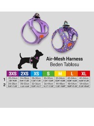 Pawstar Mavi Air-mesh Göğüs Tasması Kedi Köpek Göğüs Tasması XS - Thumbnail