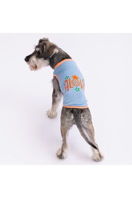 Pawstar - Pawstar Mavi Aloha Kedi Köpek Tişörtü - Kedi Köpek Kıyafeti 2XLarge