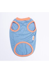 Pawstar Mavi Aloha Kedi Köpek Tişörtü - Kedi Köpek Kıyafeti 2XLarge - Thumbnail