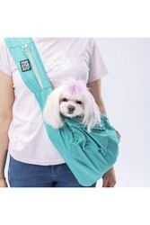 Pawstar Mint Crossbody Çanta Kedi Köpek Taşıma Çantası - Thumbnail